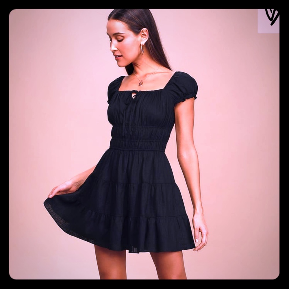 Cap Sleeve Mini Dress
